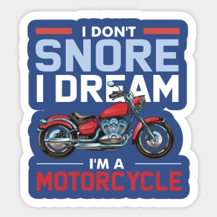 Motorcycle Dream Sticker